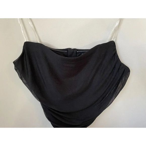 BRAND NEW Steve Madden Women's Size Large Dahlia Corset Boning Zip Up Top Black - Picture 7 of 16